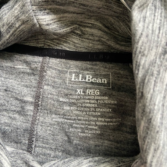 LL bean EUC womens size Xl cowl neck - Picture 4 of 4
